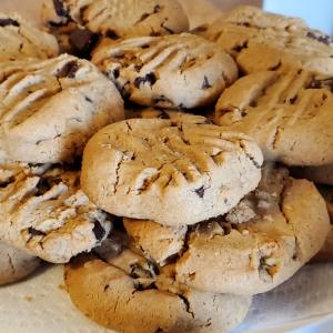 Peanut Butter Chocolate Chunk Walnut Cookies image