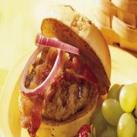 Grilled Blue Cheese Turkey Burgers image