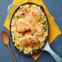Cheesy Skillet Chicken and Cauliflower Rice image