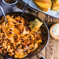 Italian Sausage Pasta In Cream Sauce_image