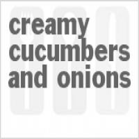 Creamy Cucumbers And Onions_image