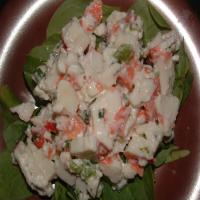 Imitation Crab Salad on Lettuce or in Wrap/Pita image