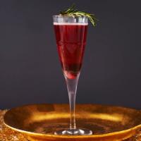 Pomegranate rosemary spritzer image