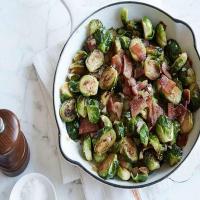 Pan Roasted Brussels Sprouts with Bacon image