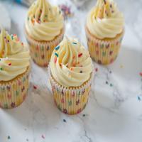 Simple White Cupcakes image