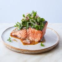 Salmon With Sesame and Herbs image