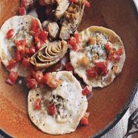 Artichoke Ravioli with Tomatoes_image