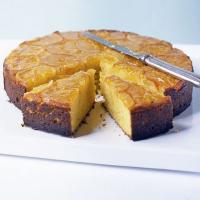 Sticky clementine cake with cheesecake cream image