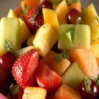 Mixed Fruit Salad with Fresh Squeezed Orange Juice_image