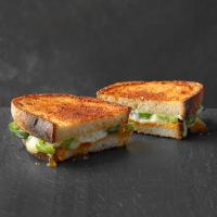 Grilled Cheese, Apricot and Jalapeno Sandwich_image