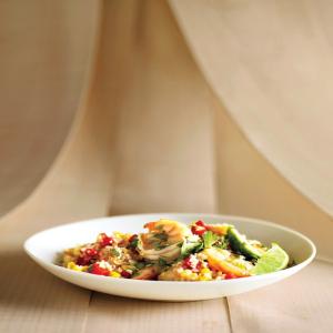 Bulgur Risotto with Corn and Shrimp_image