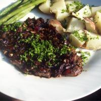 Flat Iron Steak with Balsamic Reduction_image