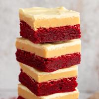 Red Velvet Millionaire Brownies - Printable Recipe_image