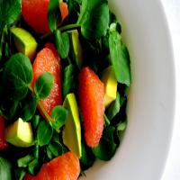 Avocado, Pink Grapefruit and Mache Salad image