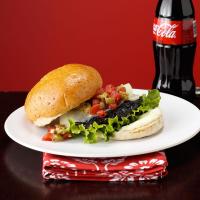 Portobello Burger with Muffuletta Topping_image