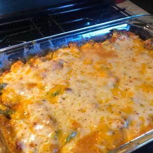 Spicy Keto Chicken-and-Cheese Casserole_image