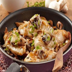 Chicken and Mushrooms Skillet image