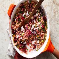 Skillet Beet and Farro Salad image