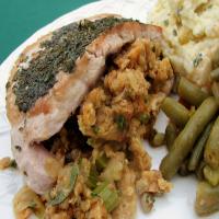 Pork Chops Stuffed With Apples and Sage image
