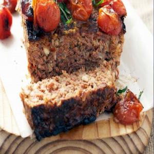 Turkey Meatloaf with Tomatoes and Basil_image