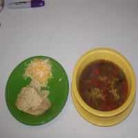 Black Bean and Bell Pepper Soup image