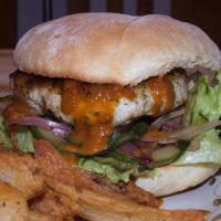Tandoori Chicken Burgers With Minted Cucumbers_image