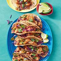 Shrimp, Mexican Chorizo & Pineapple Tacos with Tequila & Lime_image