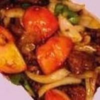 Chinese Garlic-Ginger Beef and Tomato_image