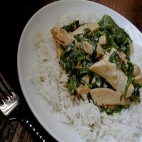 Garlic Curry Chicken & Spinach_image