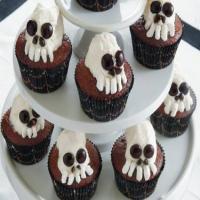 Chocolate Skull Cupcakes image