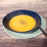 Vegan Butternut Squash Soup with Ginger, Apple, and Coconut Milk image