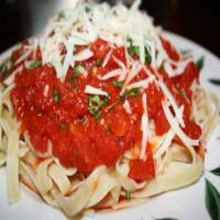 Pasta with Roasted Red Pepper Sauce_image