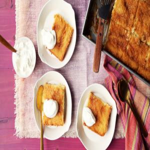 Pouding Chomeur ( Poor Man's Pudding ) With Maple Syrup Sauce_image