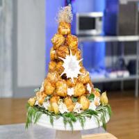 Quince and Prickly Pear Croquembouche_image