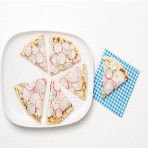 Radish Flatbread with Chive Butter_image
