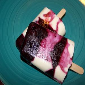 Blueberry Cheesecake Popsicles_image