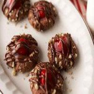 Chocolate-Cherry-Walnut Thumbprints_image