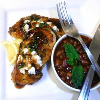 Grilled Figgy Chicken with Goat Cheese_image