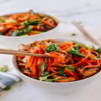 Stir Fried Chicken with Carrots and Spinach Recipe - (3.7/5)_image