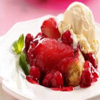 Upside-Down Cherry-Pear Cake image