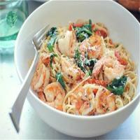 Shrimp Pasta with Tomatoes, Lemon and Spinach Recipe - (4.4/5)_image