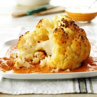 Cauliflower with Roasted Almond & Pepper Dip image