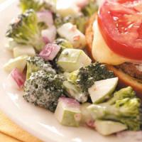 Fresh Broccoli Salad with Apple and Bacon image