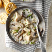 Cream of Turkey and Wild Rice Soup image