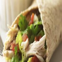 Bean and Salsa Chicken Wrap image