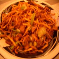 Shanghai Fried Noodles With Pork or Chicken image
