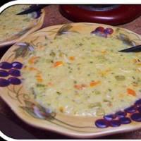Creamy Chicken and Rice Soup_image