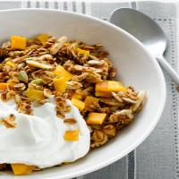 Mango-Agave Granola With Greek Yogurt image