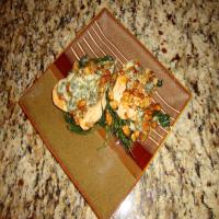 Chicken Scallops With Spinach And Blue Cheese image