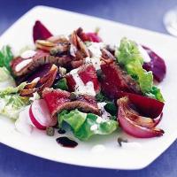Beef & beetroot salad platter image